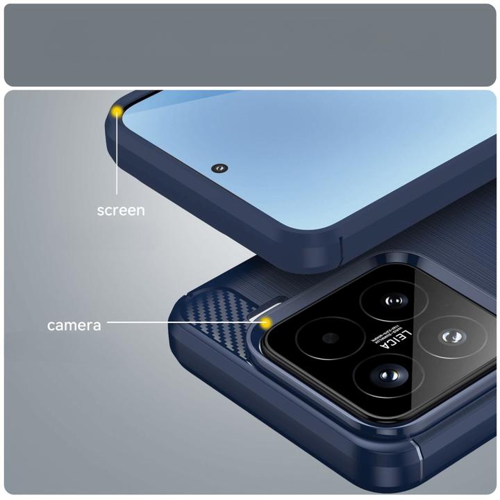 Actual product image Cover-Discount Xiaomi 15 - Metall Carbon Look Hülle (Xiaomi 15)