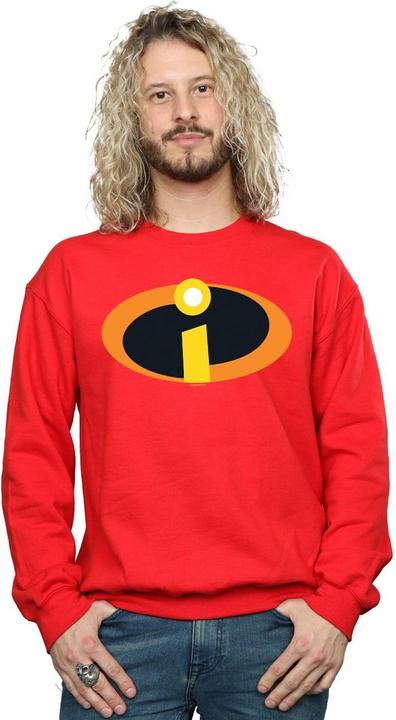 Actual product image Disney Mens The Incredibles Costume Logo Sweatshirt (S)