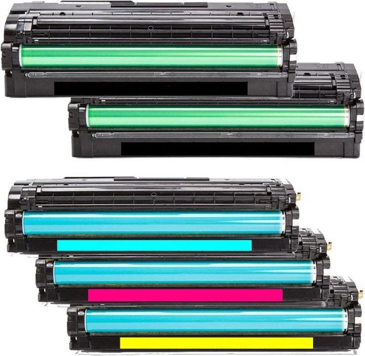 Actual product image Hermex Compatible Samsung CLX-6260FW printer cartridges 5 pieces (M, C, Y, FC)