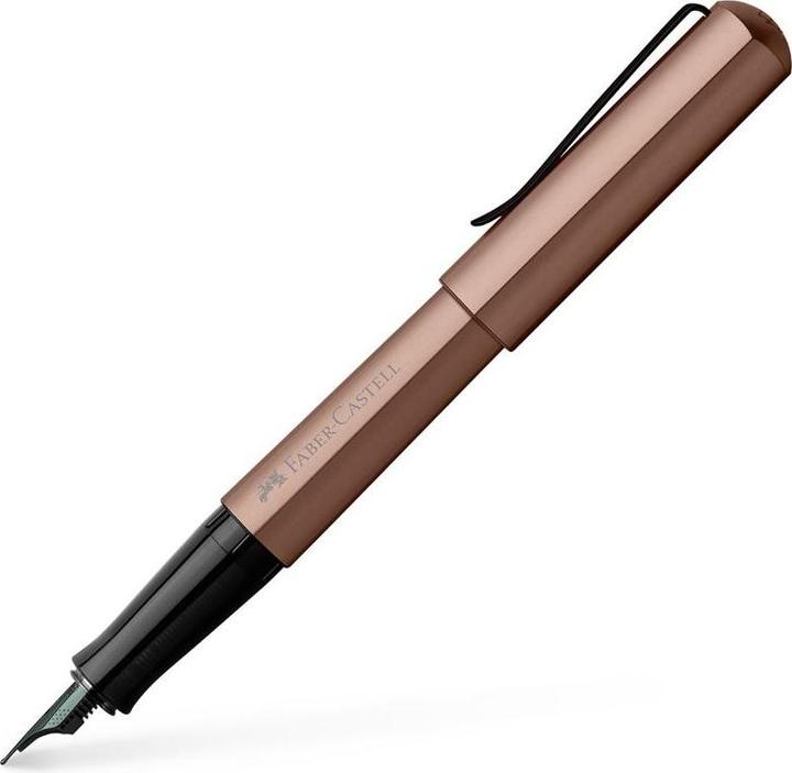 Produktbild Faber-Castell Füllfeder Hexo bronze F (Bronze)