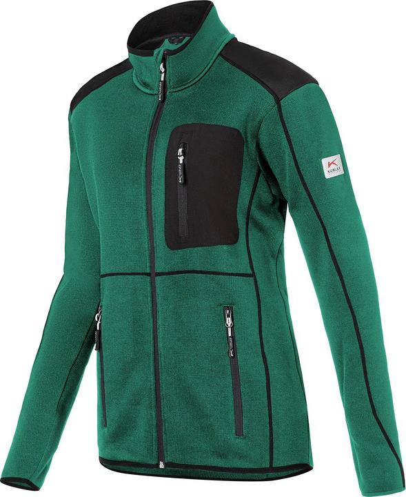 Actual product image Kübler Cardigan ladies moss green/black shape 1444 size XXL (XXL)
