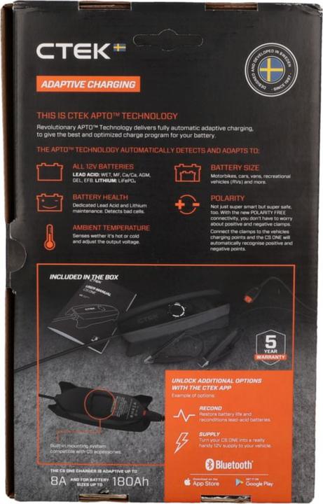 Produktbild Ctek Batterieladegerät CS One (12V, 8 A)