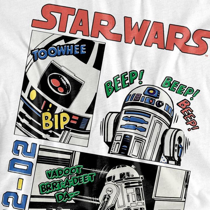 Actual product image Star Wars Unisex Adult Beep Boop R2-D2 T-Shirt (L)