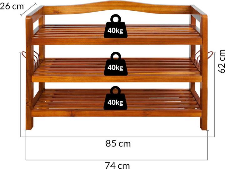 Immagine prodotto Casaria Melany (85 x 26 x 62 cm)