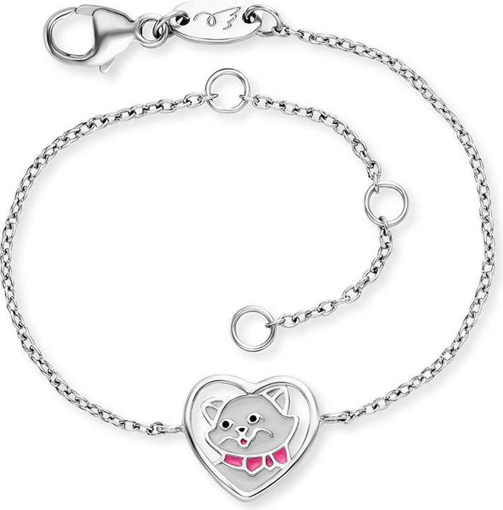Image du produit Herzengel Bracelet chat (12 cm, Argent 925, Émail)