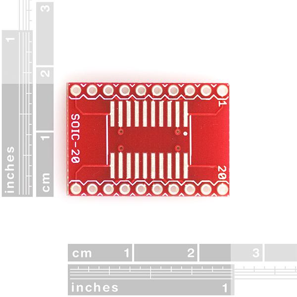 Actual product image SparkFun Adapter SOIC to DIP 20-pin