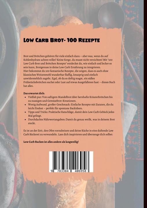 Immagine prodotto Spehn:Low Carb Brot- 100 Rezepte für Lo (Tedesco, Rita Spehn, 2024)