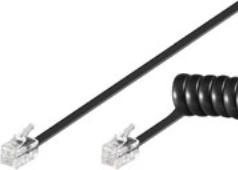 Image du produit Goobay Câble spiralé du combiné téléphonique CCA RJ10 plug > RJ10 plug