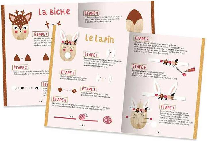 Actual product image Ma pochette d'artiste / Mes Jolis Oeufs En Bois à décorer