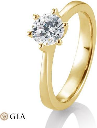 Immagine prodotto Breuning 6 griffe incastonate da 0,40-0,60 ct. (58, Oro 750/18 K)