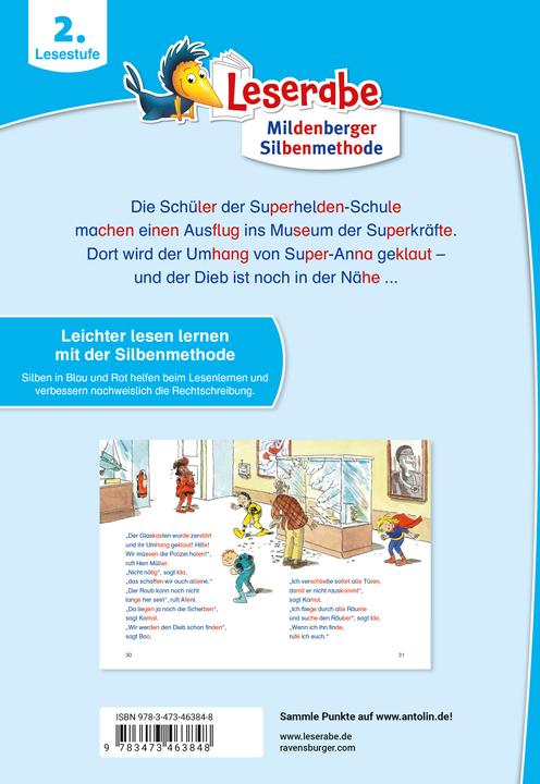 Immagine prodotto Ravensburger Die Superhelden-Schule - lesen lernen mit dem Leseraben - Erstlesebuch - Kinderbuch ab 7 Jahren mit (Tedesco, Heribert Schulmeyer, Bertram Rüdiger, 2025)