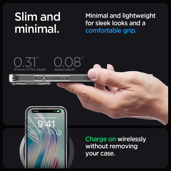 Actual product image Spigen Ultra Hybrid (Apple iPhone 15 Pro)