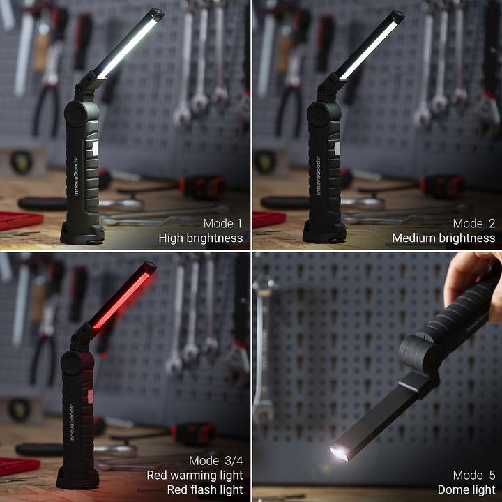 Immagine prodotto InnovaGoods LED-Taschenlampe 5-in-1 (27 cm, 300 lm)