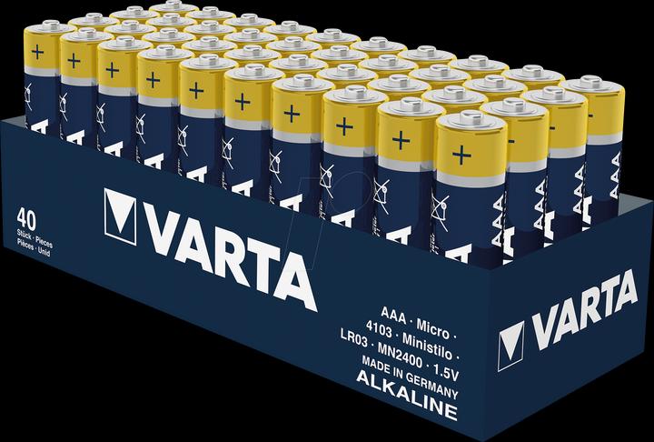 Produktbild Varta Longlife (40 Stk., AAA, 2.40 mAh)