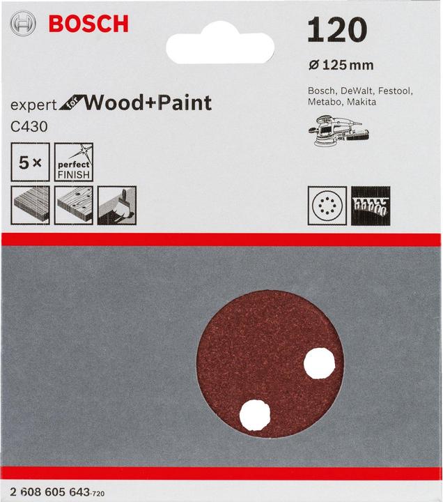 Immagine prodotto Bosch Professional Zubehör Esperto per il legno e la pittura (120)