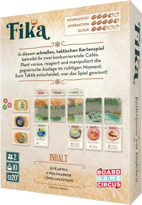 Actual product image Board Game Circus Fika (German)