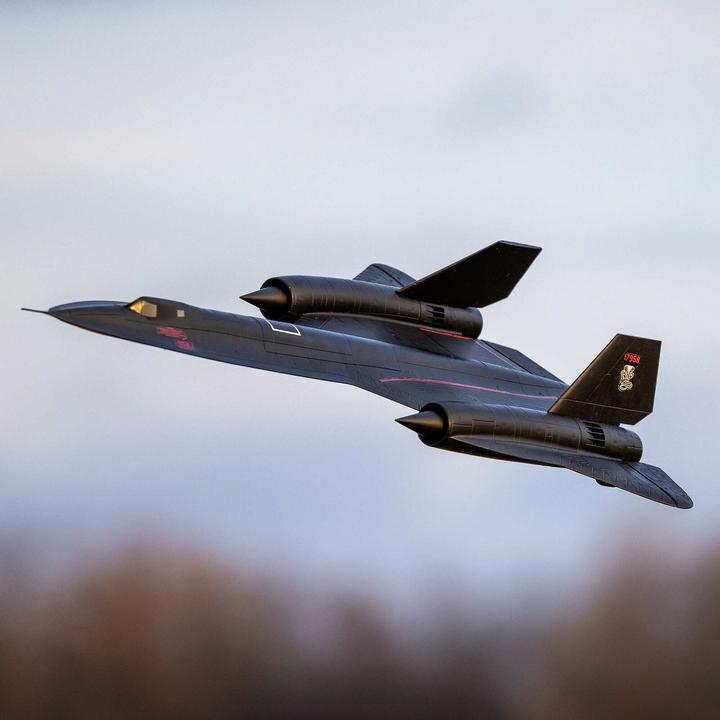Image du produit E-Flite SR-71 Blackbird Twin 40mm EDF BNF Basic avec AS3X et SAFE Select (Avion à réaction)