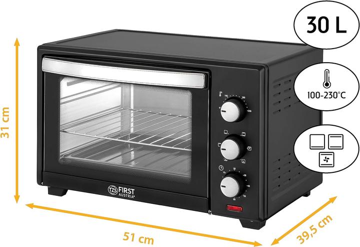 Actual product image First Austria Electric oven FA-5043-1 (30L)