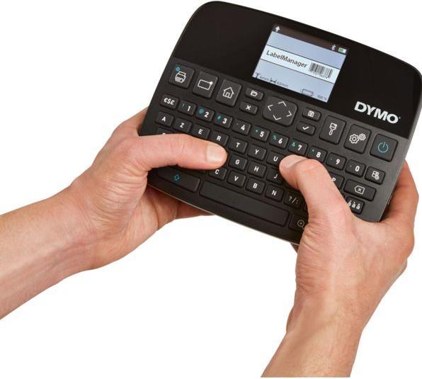 Actual product image Dymo LabelManager 640CB 6/9/12/19/24mm D1 tapes Qwertz