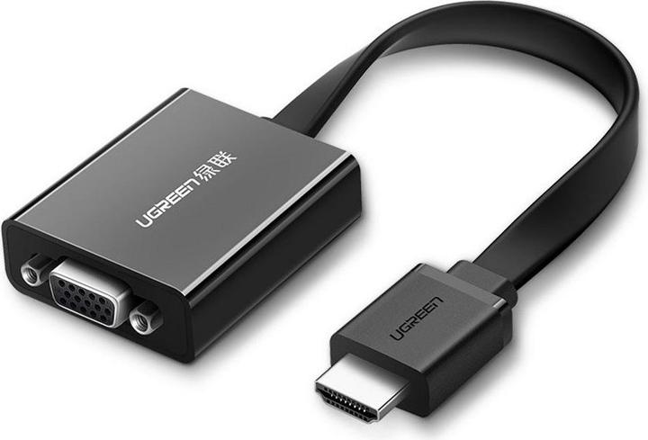 Immagine prodotto Ugreen Convertitore adattatore da HDMI a VGA con supporto audio 1080P (HDMI, 16 cm)