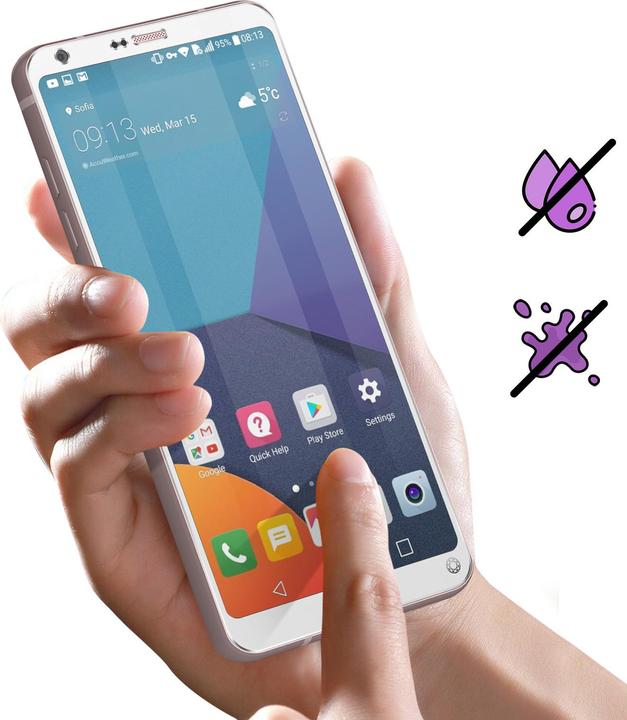 Actual product image Bigben Connected Glass screen protector (1 Piece, G6)