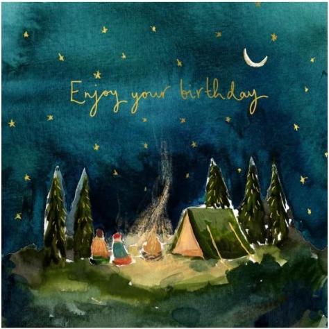 Image du produit Louise Mulgrew Carte de voeux Enjoy your Birthday Campfire - par (1 pcs)