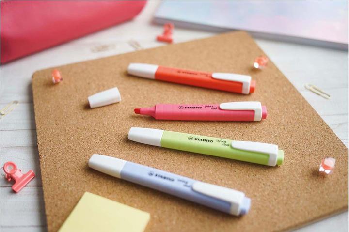 Produktbild STABILO swing cool Pastel Textmarker (Pastellfarben, 4 mm, 8 x)