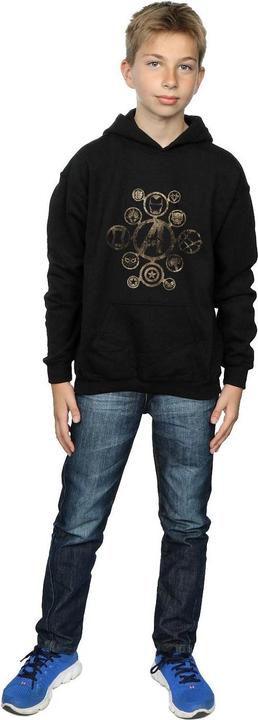 Image du produit - Sweat à capuche AVENGERS INFINITY WAR ICONS - Garçon (140, 146)