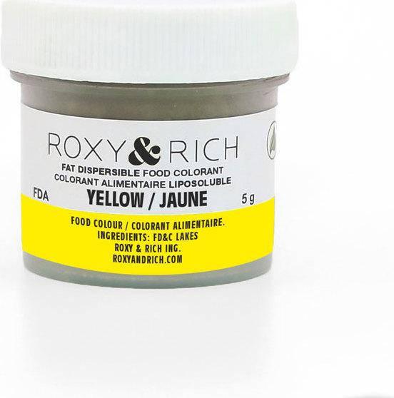 Produktbild Roxy & Rich Fettlösliche Pulverfarbe Gelb für Schokolade