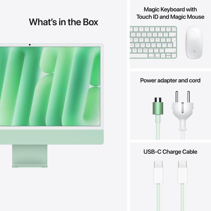 Produktbild Apple iMac 2024 (M4, 16 GB, 512 GB, Apple M4 10-Core)