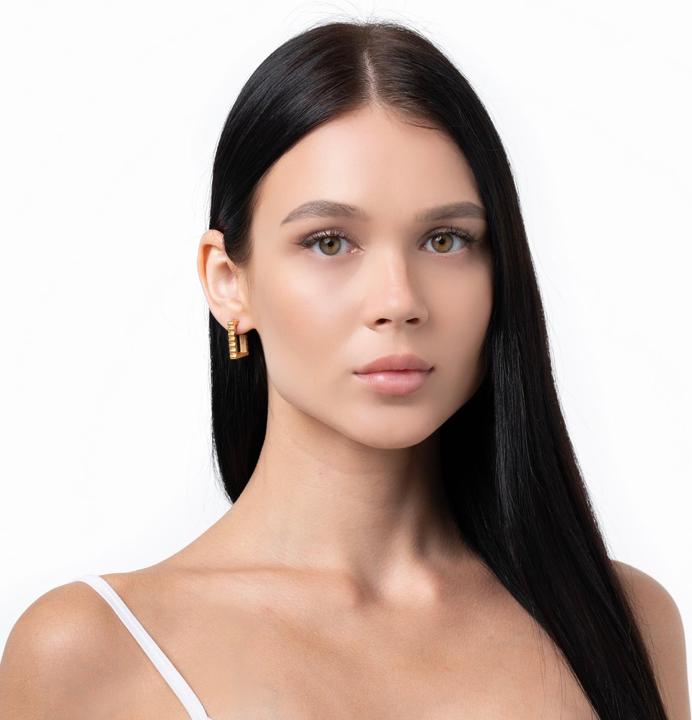 Immagine prodotto Sensora Jewelry Orecchini a cerchio Bangkok (Acciaio inossidabile)