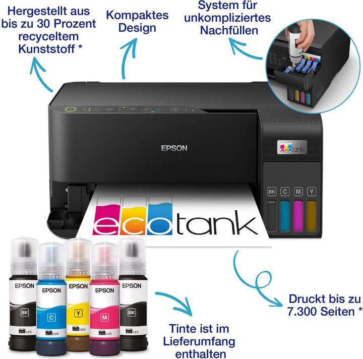 Actual product image Epson EcoTank ET-2830 (Ink tank, Colour)