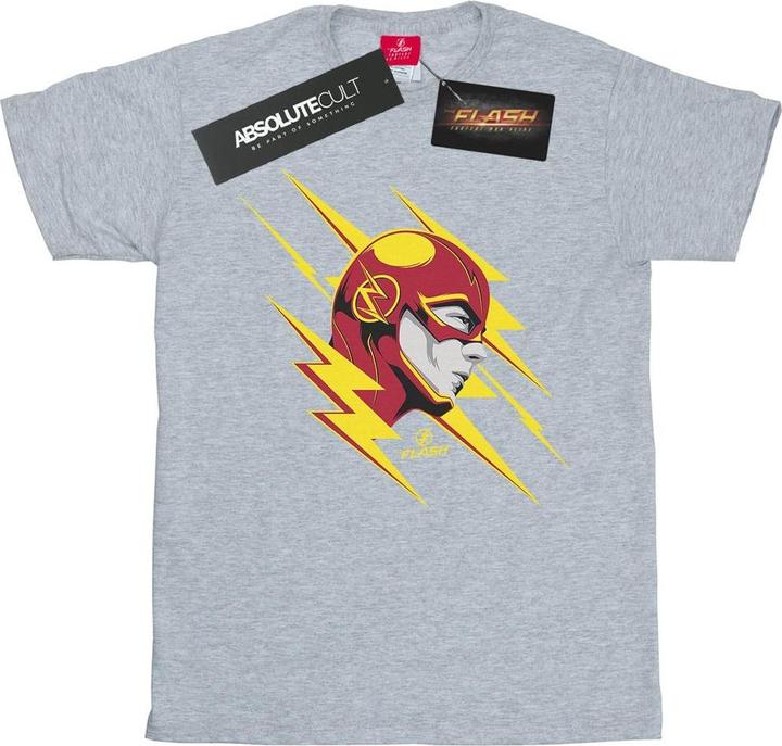 Actual product image Boys The Flash Lightning Portrait T-Shirt (152, 158)