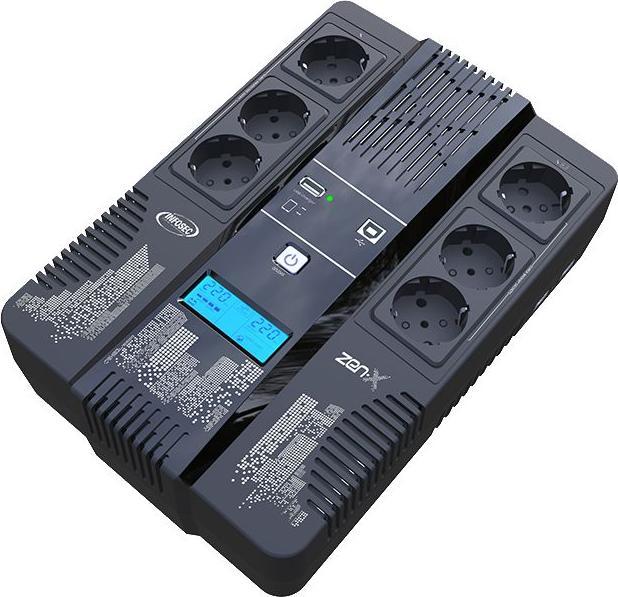 Image du produit Infosec Zen-X 800 (800 VA, 0.48 W, Line-interactive Onduleur)