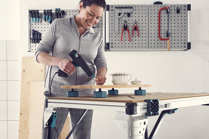 Immagine prodotto wolfcraft 4 Supporti per pezzi multifunzionali (Materiale sintetico)