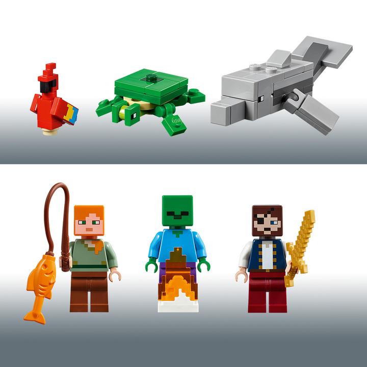 Produktbild LEGO Das Piratenschiff-Abenteuer (21152, LEGO Minecraft)
