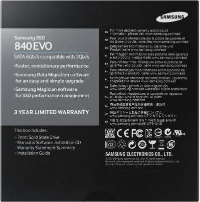 Produktbild Samsung 840 EVO Basic (250 GB, 2.5")