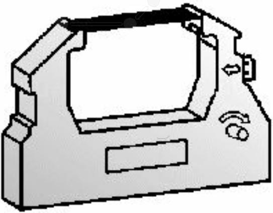 Produktbild Kores Farbband Nylon schwarz Gr.654 zu Epson ERC 28 13mm/2.5m
