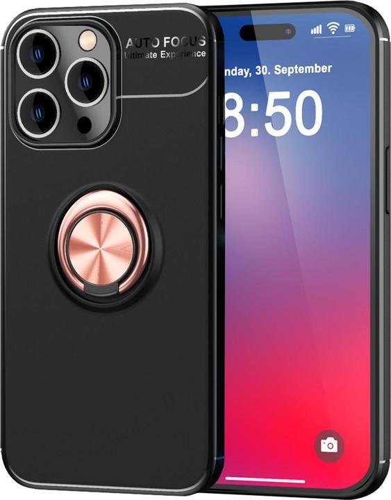 Produktbild Nalia Matte Ring Silikon Hülle (Apple iPhone 16 Pro Max)