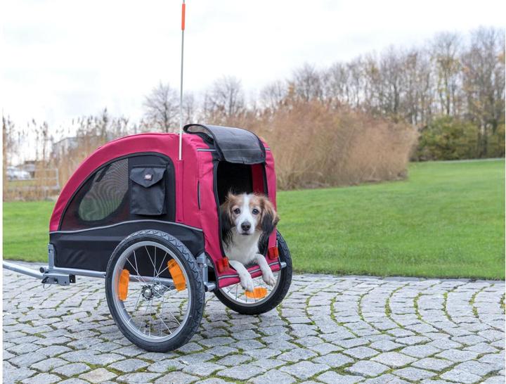 Actual product image Trixie Bicycle trailer M (Dog, Reflectors)