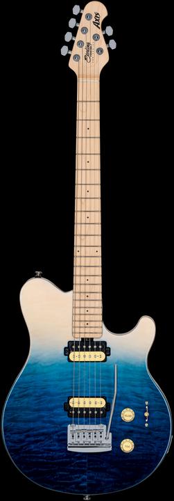 Produktbild E-Gitarre, S.U.B., Axis AX3 Quilted Maple Veneer Top, Spectru (E-Gitarre, Maple, mahogany, Die-cast chrome)