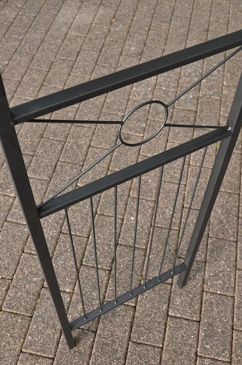 Produktbild CLP Rosenbogen Flexi, schwarz (40 cm, 110 cm)