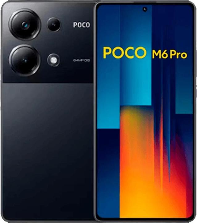 Productafbeelding Xiaomi Poco M6 Pro Dual Sim 12 GB RAM 512 GB - Zwart EU (512 GB, Black, 6.67", Hybride dubbele SIM, 64 Mpx, 4G)