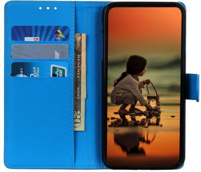 Produktbild MU Classic Litchi Leder Bookcover Series (Samsung Galaxy A14 5G, Samsung Galaxy A14)