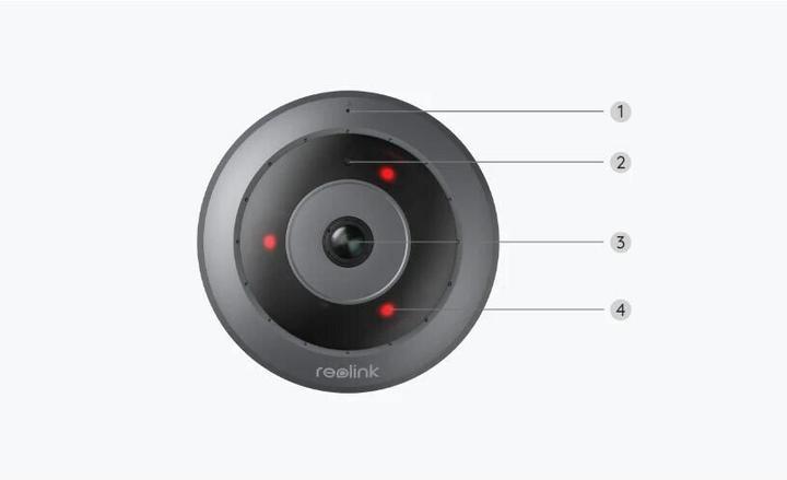 Image du produit Reolink Fisheye Series W520 WiFi (2560 x 2560 pixels)