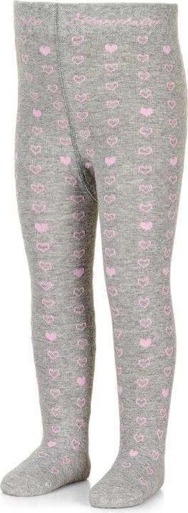 Produktbild Sterntaler Baby-Strumpfhose Herzen Hellgrau Melange Gr. 80 (80)