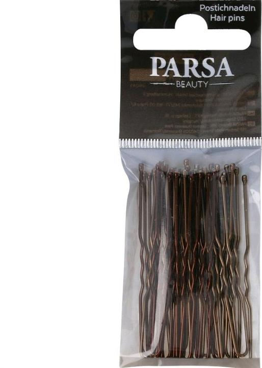 Parsa Beauty Parsa Postichnadeln, gewellt, braun 6.00 cm, 25 Stk. (25 Stk.)