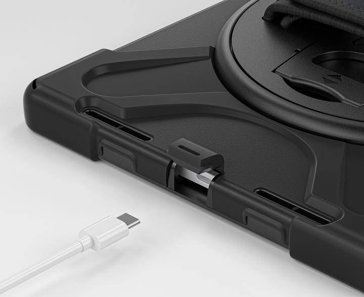 Image du produit DLH étui Renforcé Avec Bandoulière, Poignée Rotative Et Support (Ipad 10)