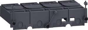 Actual product image Schneider Electric LV429516, Terminal block cover, 1 piece(s), black, IP40, 162 mm, 161 mm