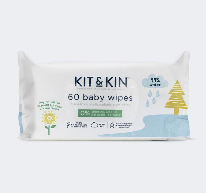 Image du produit Kit & Kin Lingettes (60 pièce(s))